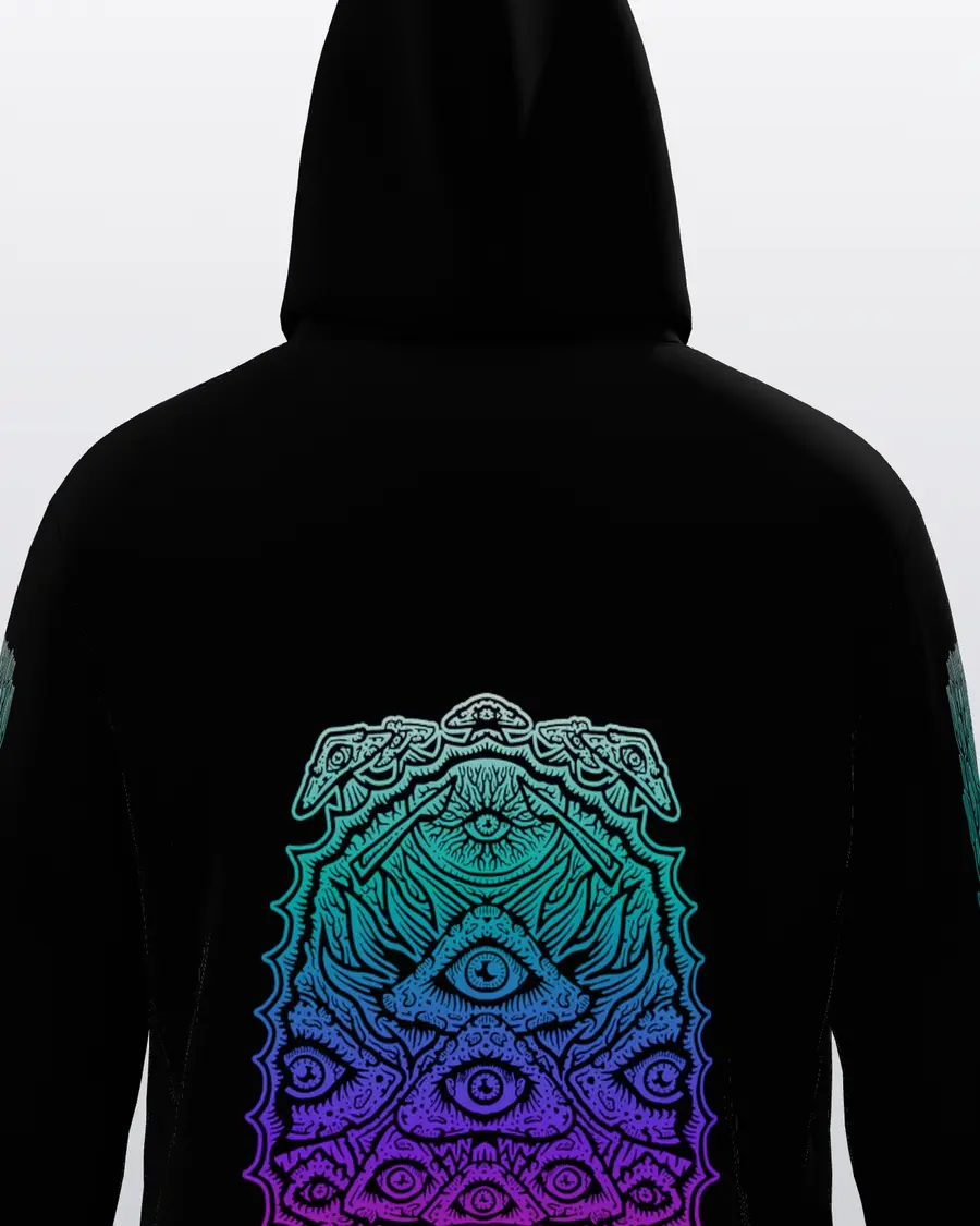 Pure Culture Hoodie, back close