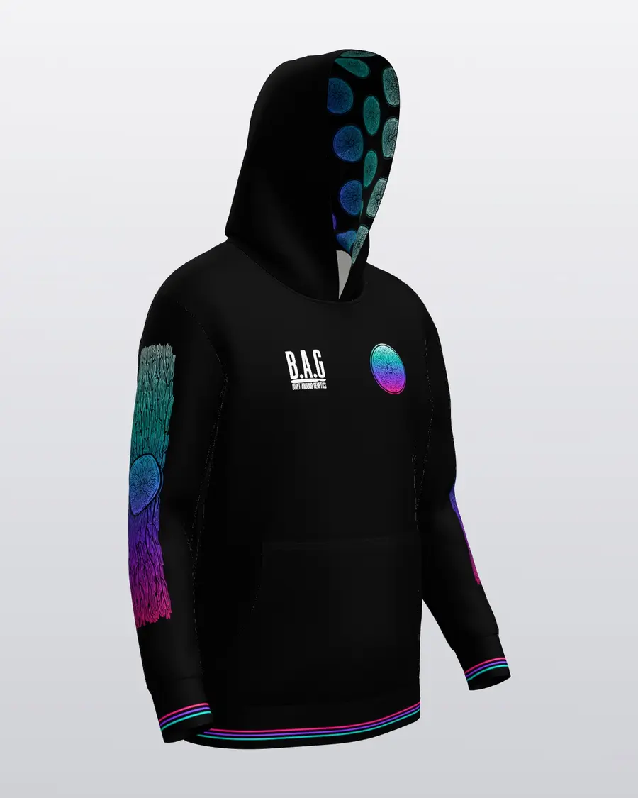 Pure Culture Hoodie, three quarter left