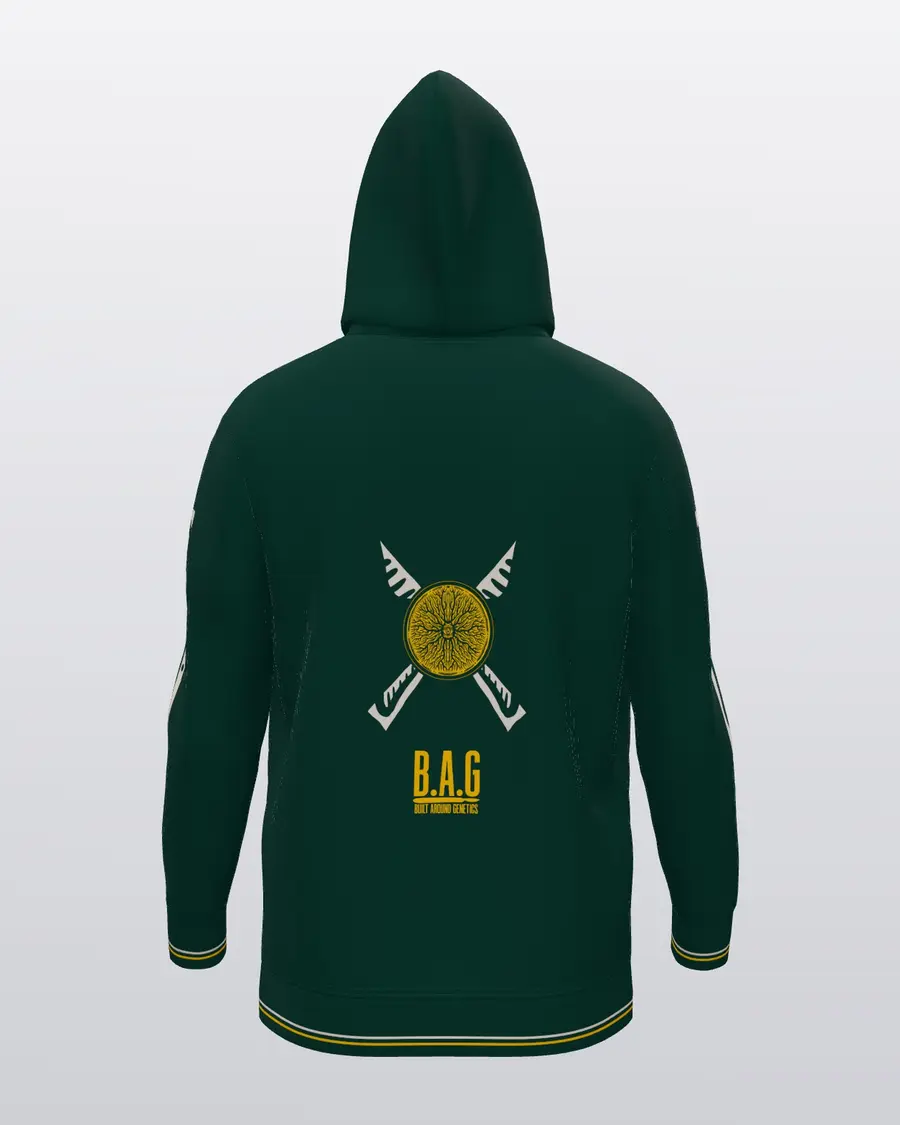 Crossed Blades Hoodie, back