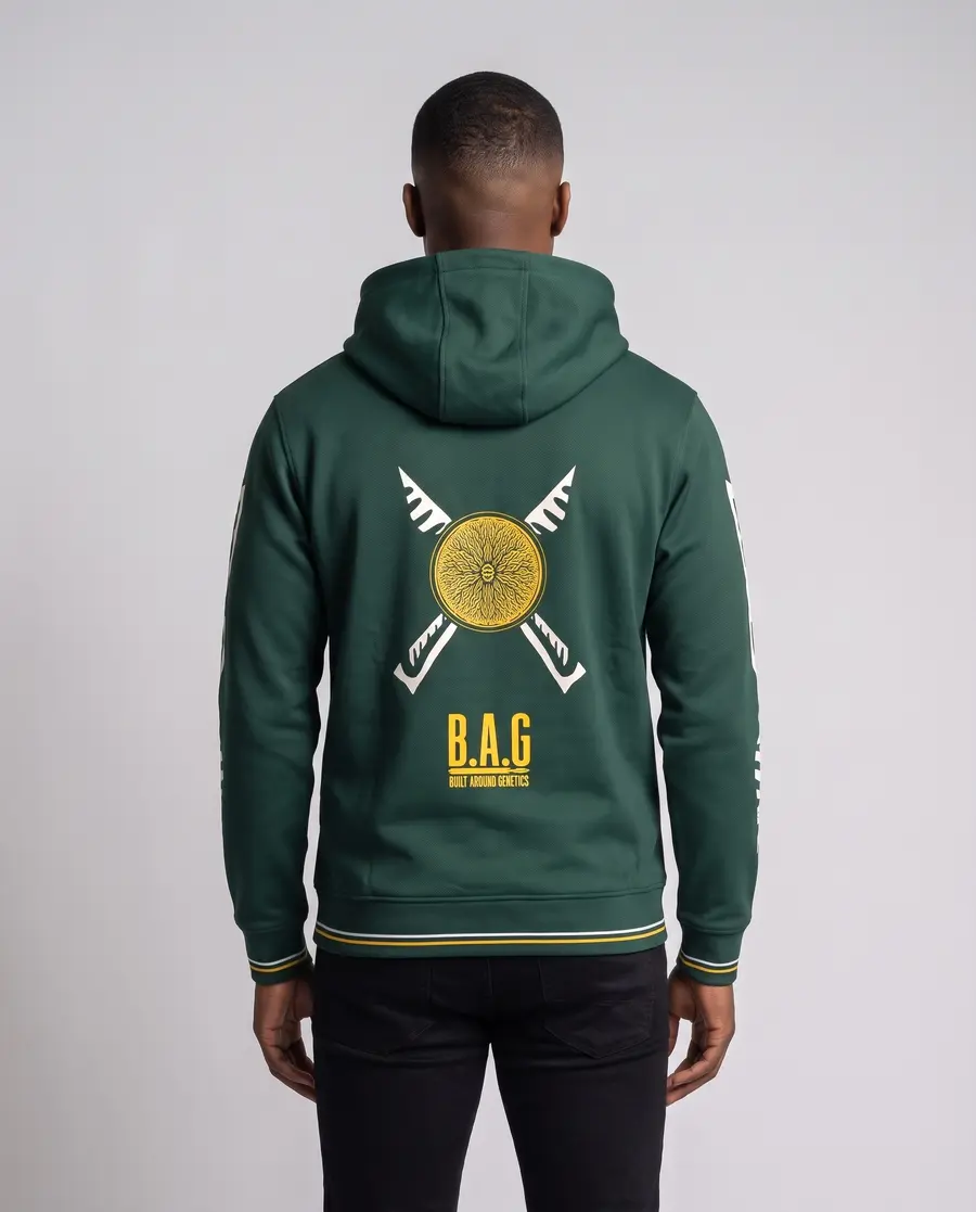 Crossed Blades Hoodie, back