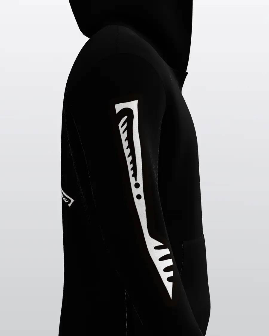 The Transfer Zip Hoodie, sleeve