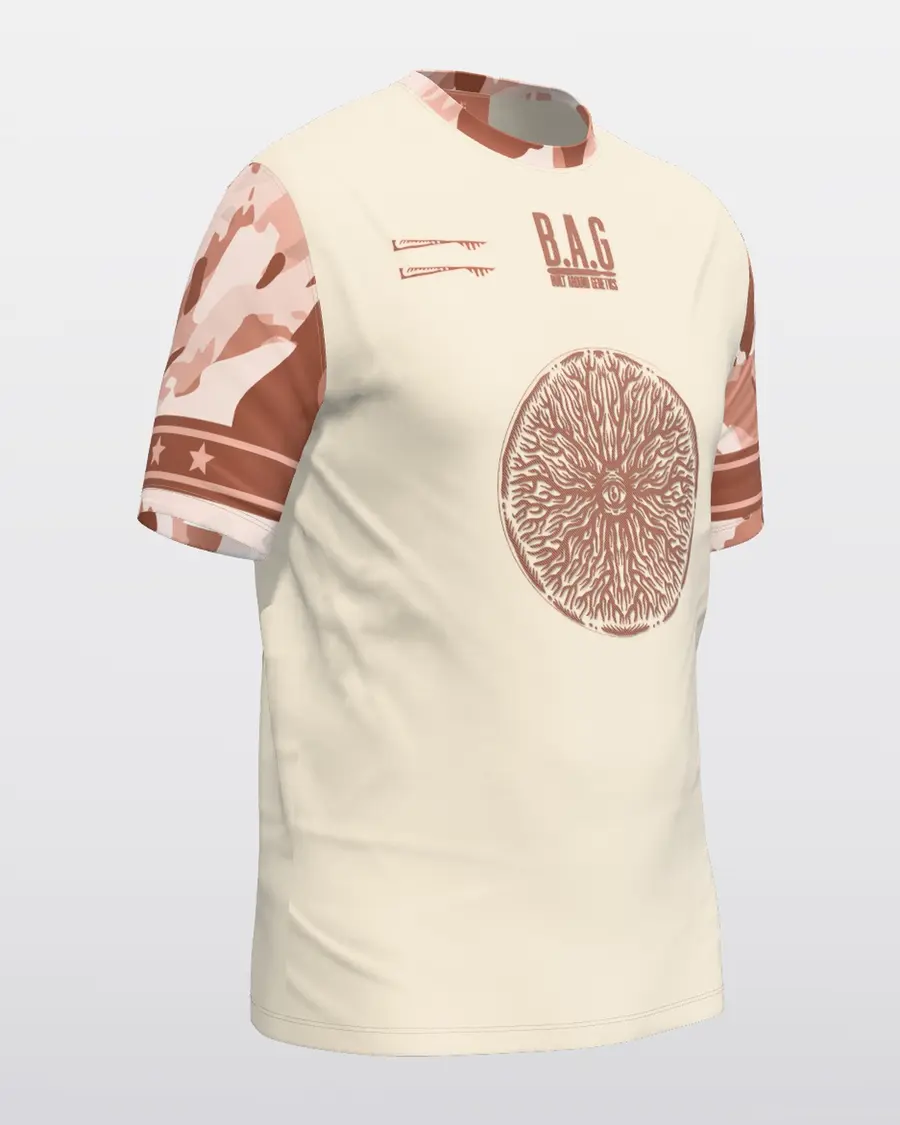 Rose Jersey Tee, three quarter
