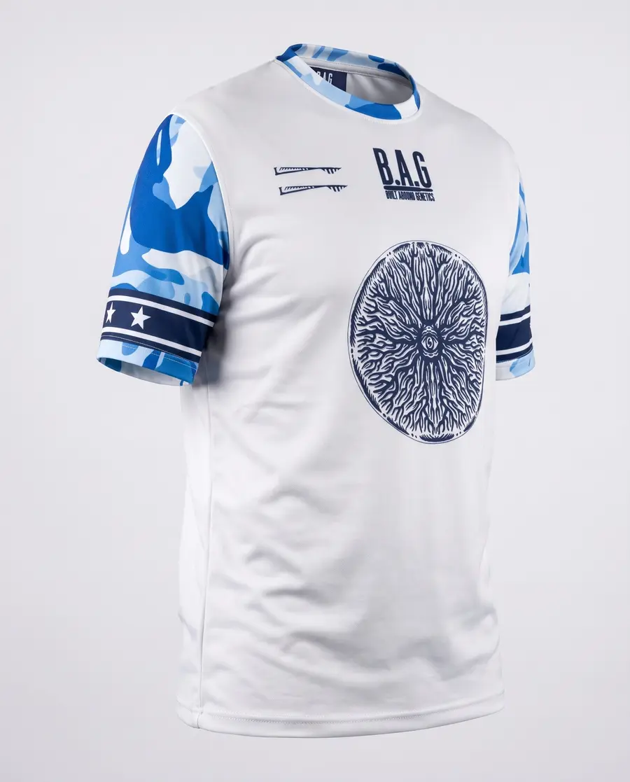 Sky Jersey Tee, three quarter