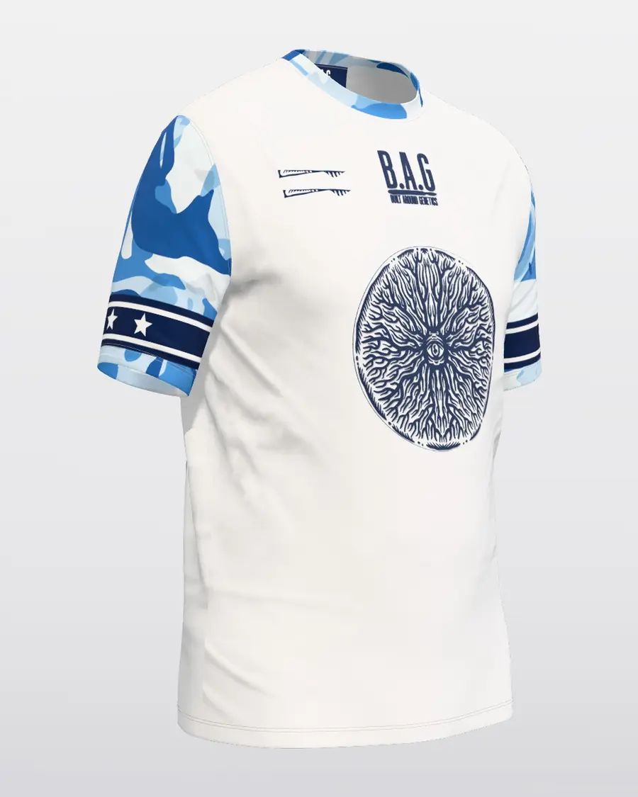 Sky Jersey Tee, three quarter