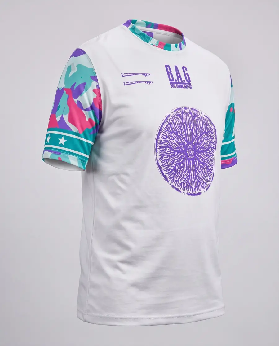 Spectrum Jersey Tee, three quarter