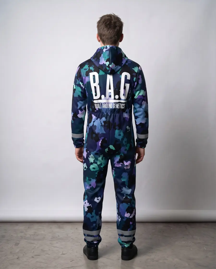 Holo Camo Hazmat Suit, back