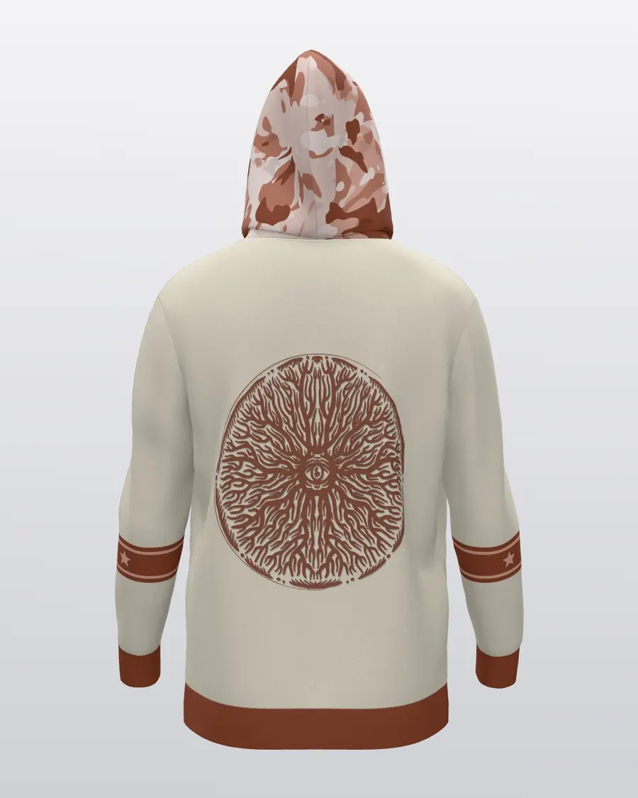 Rose Jersey Hoodie, back