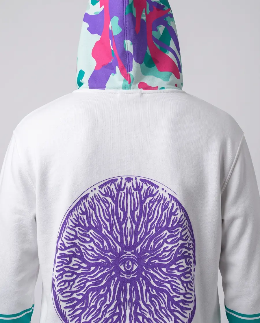 Spectrum Jersey Hoodie, back close