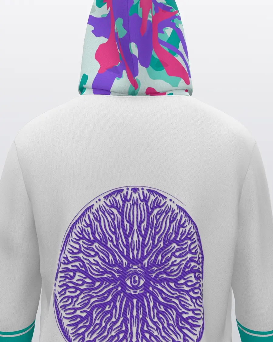 Spectrum Jersey Hoodie, back close
