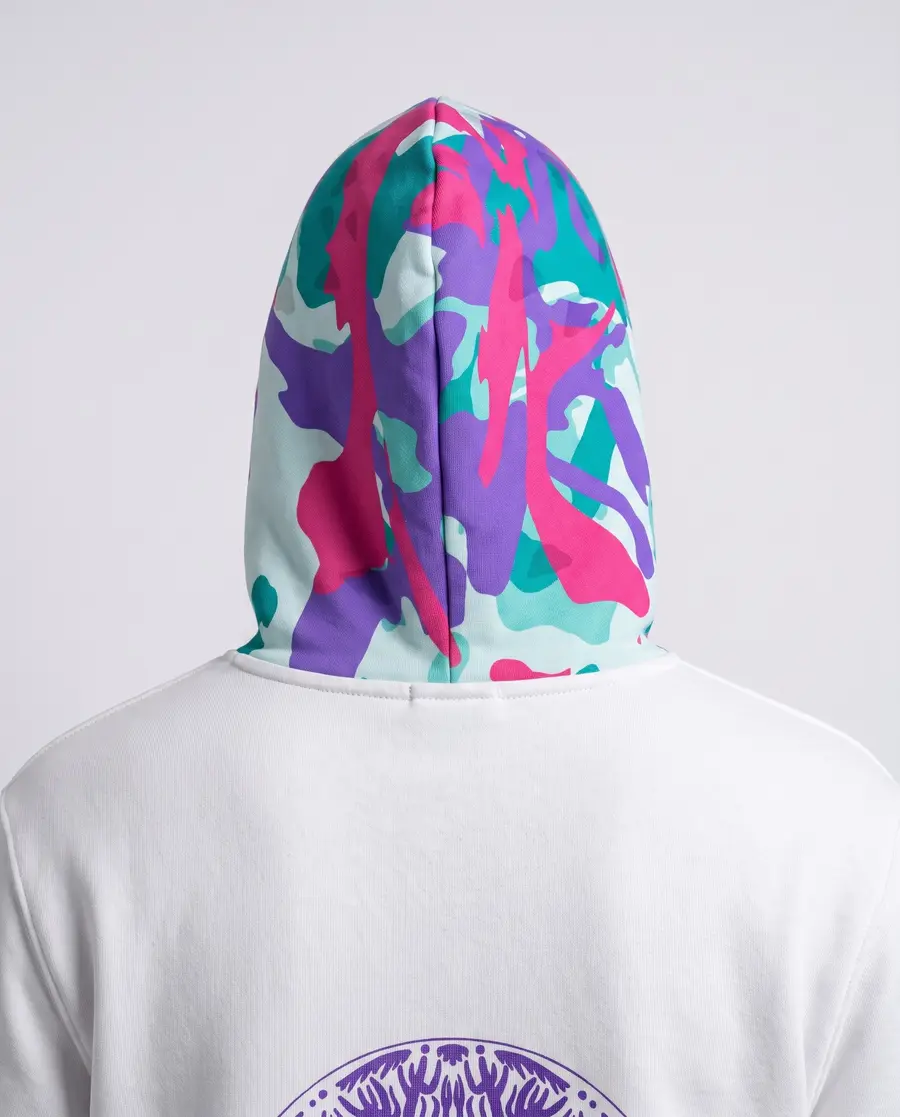 Spectrum Jersey Hoodie, hood back