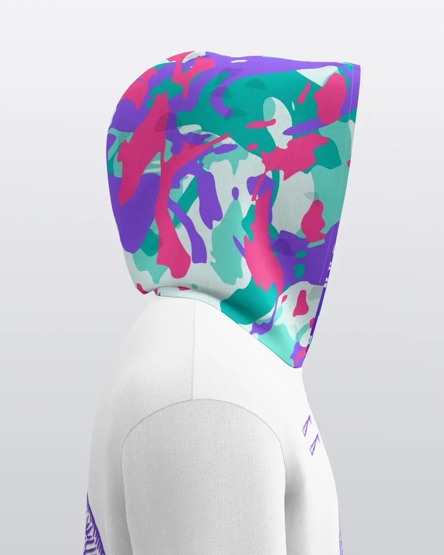 Spectrum Jersey Hoodie, hood side