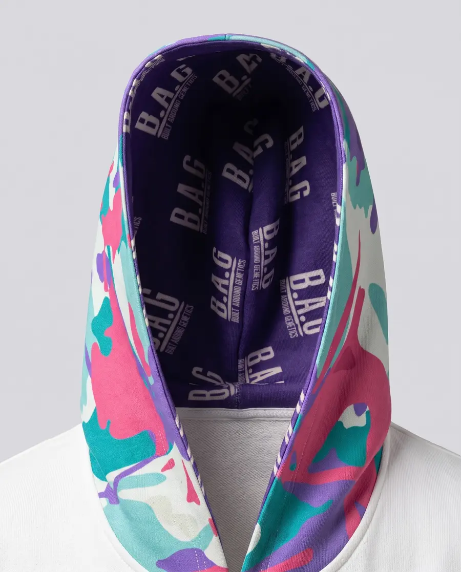 Spectrum Jersey Hoodie, inside the hood