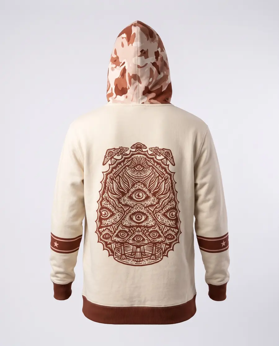 Rose Jersey Hoodie, back