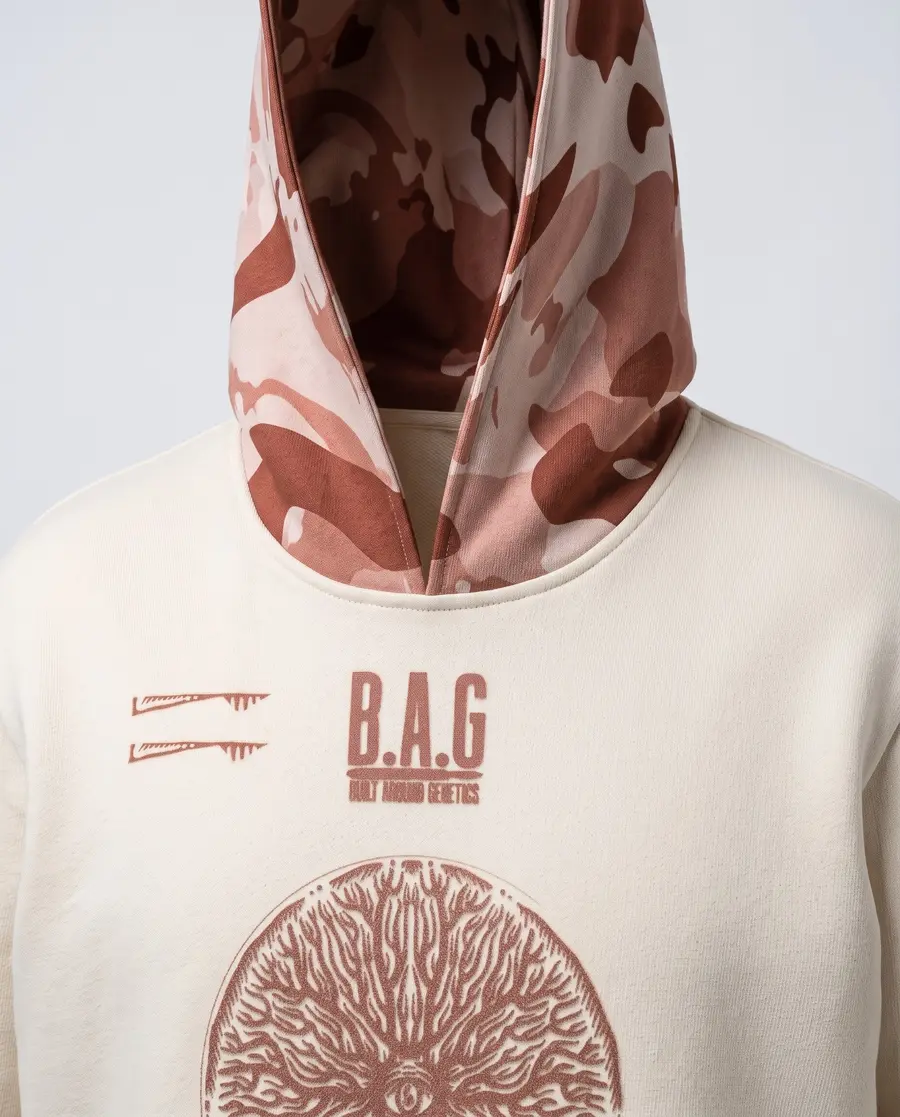Rose Jersey Hoodie, chest close