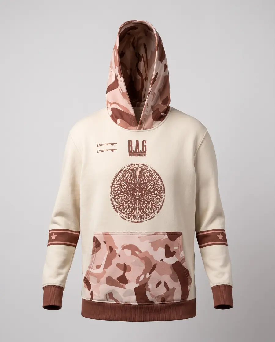 Rose Jersey Hoodie, front