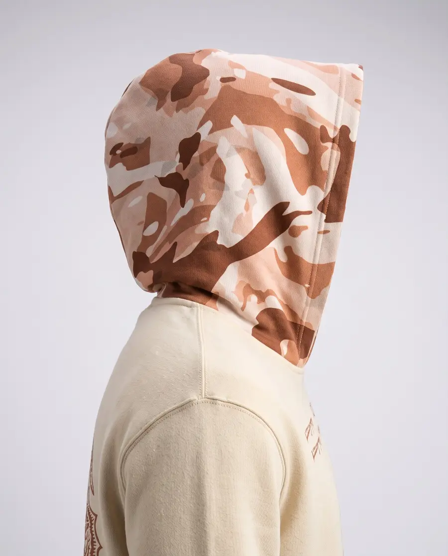 Rose Jersey Hoodie, hood side
