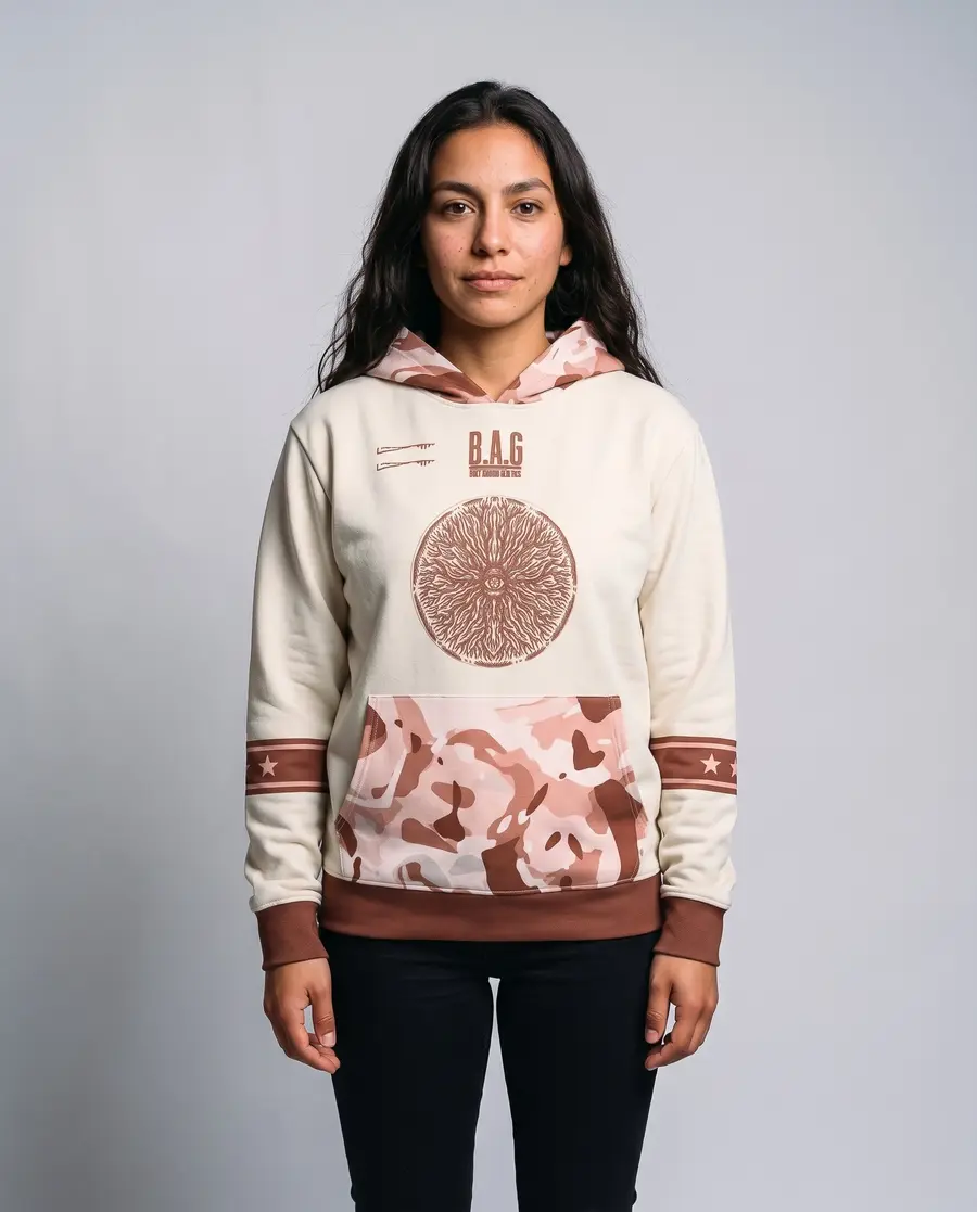 Rose Jersey Hoodie