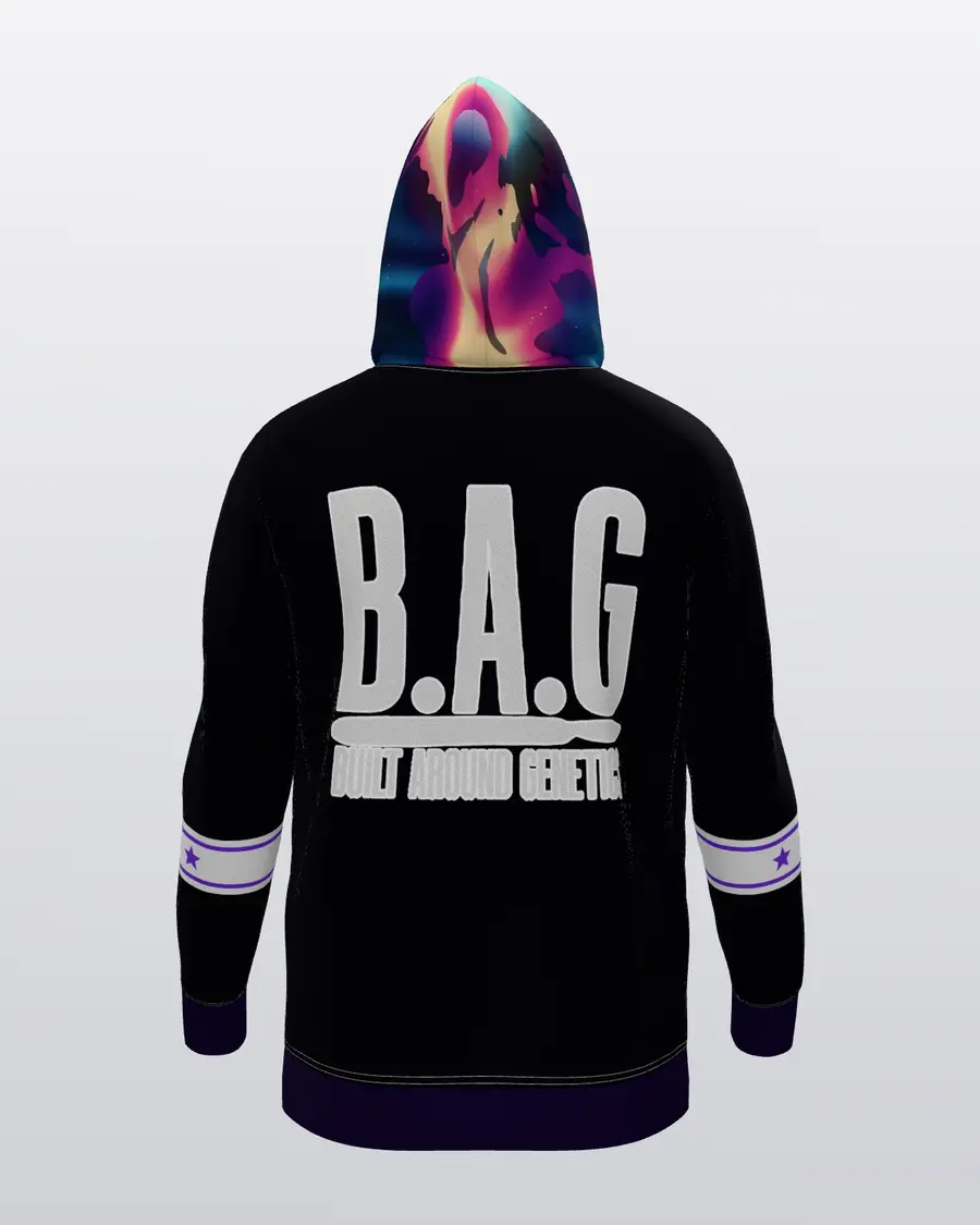 Galaxy Jersey Hoodie, back