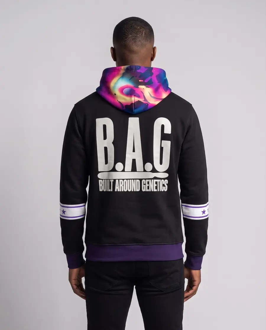 Galaxy Jersey Hoodie, back