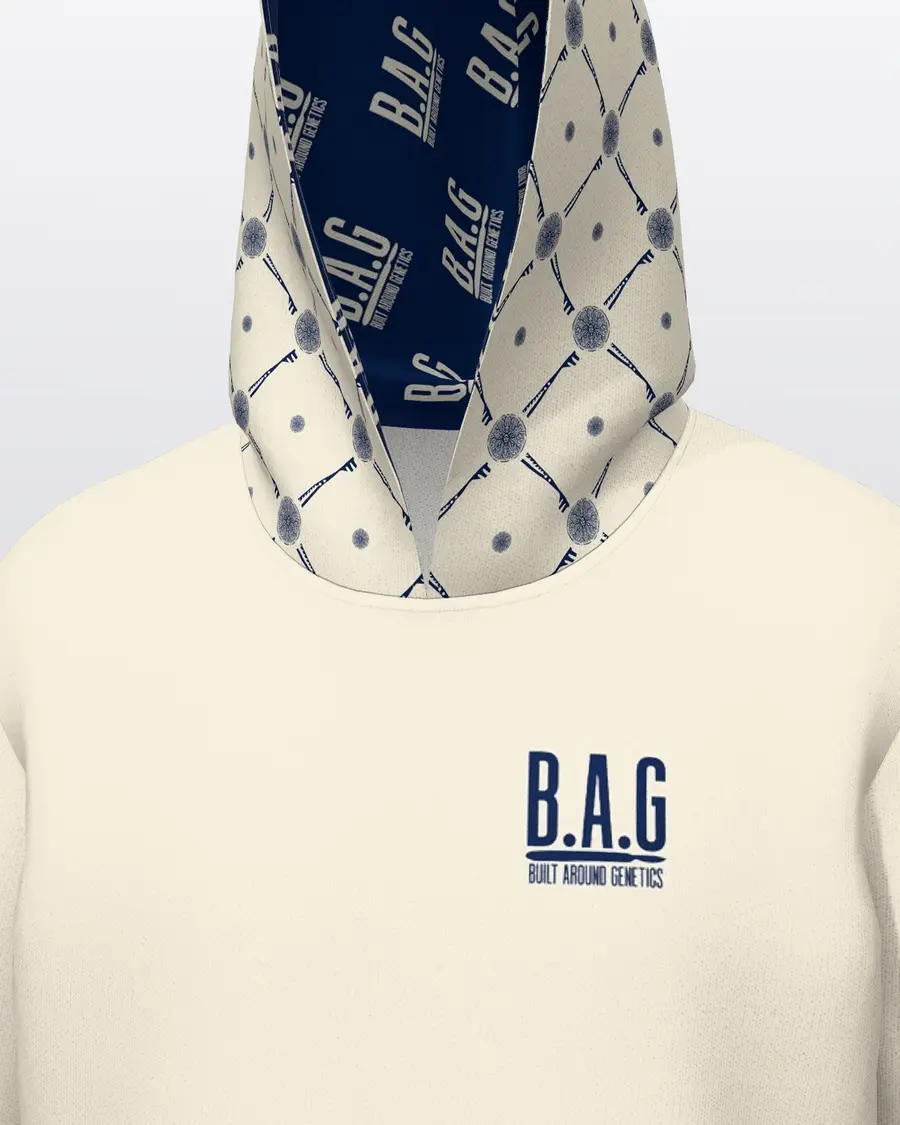 Monogram Hoodie, chest close