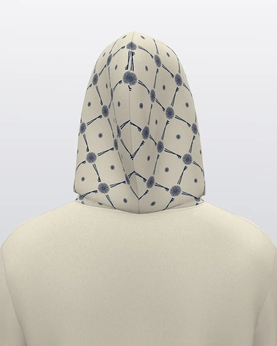 Monogram Hoodie, hood back