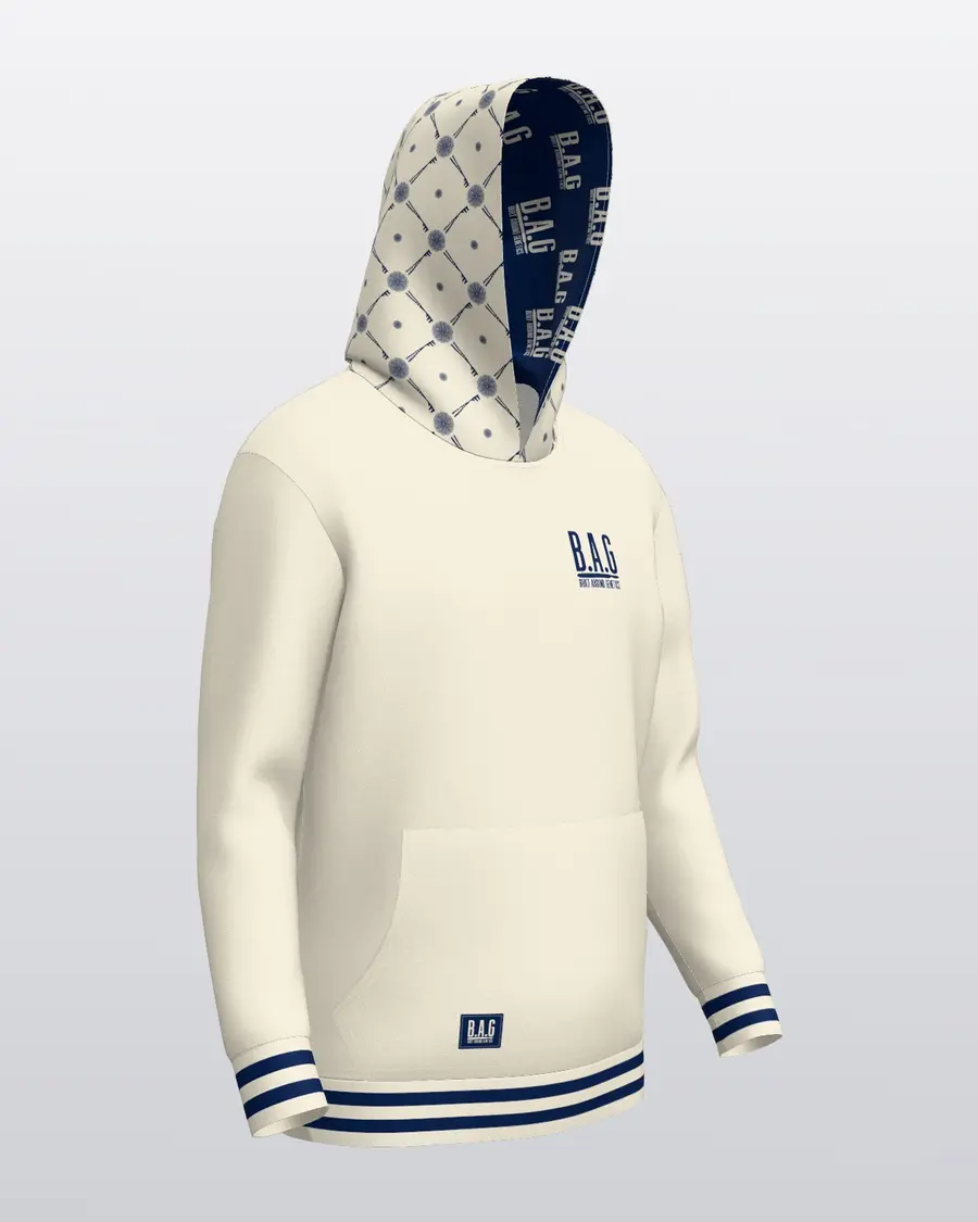 Monogram Hoodie, three quarter