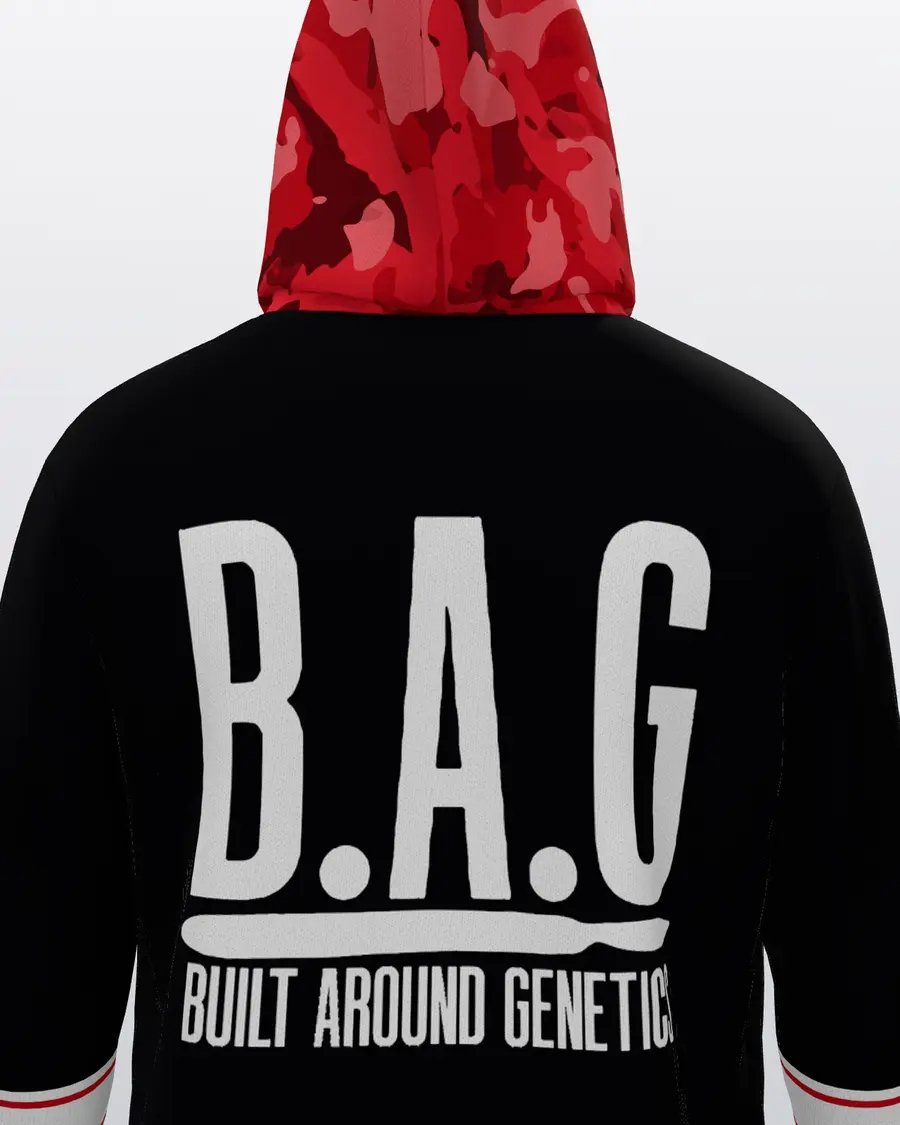Genetics Jersey Hoodie, back close