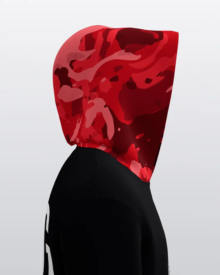 Genetics Jersey Hoodie, hood side