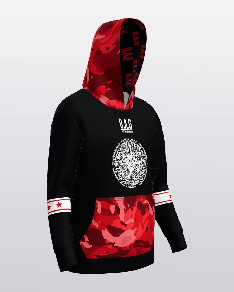 Genetics Jersey Hoodie, three quarter