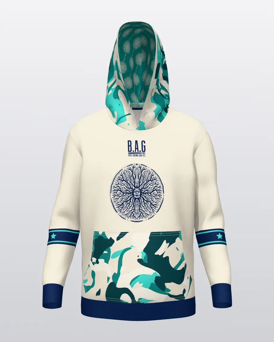 Teal Jersey Hoodie