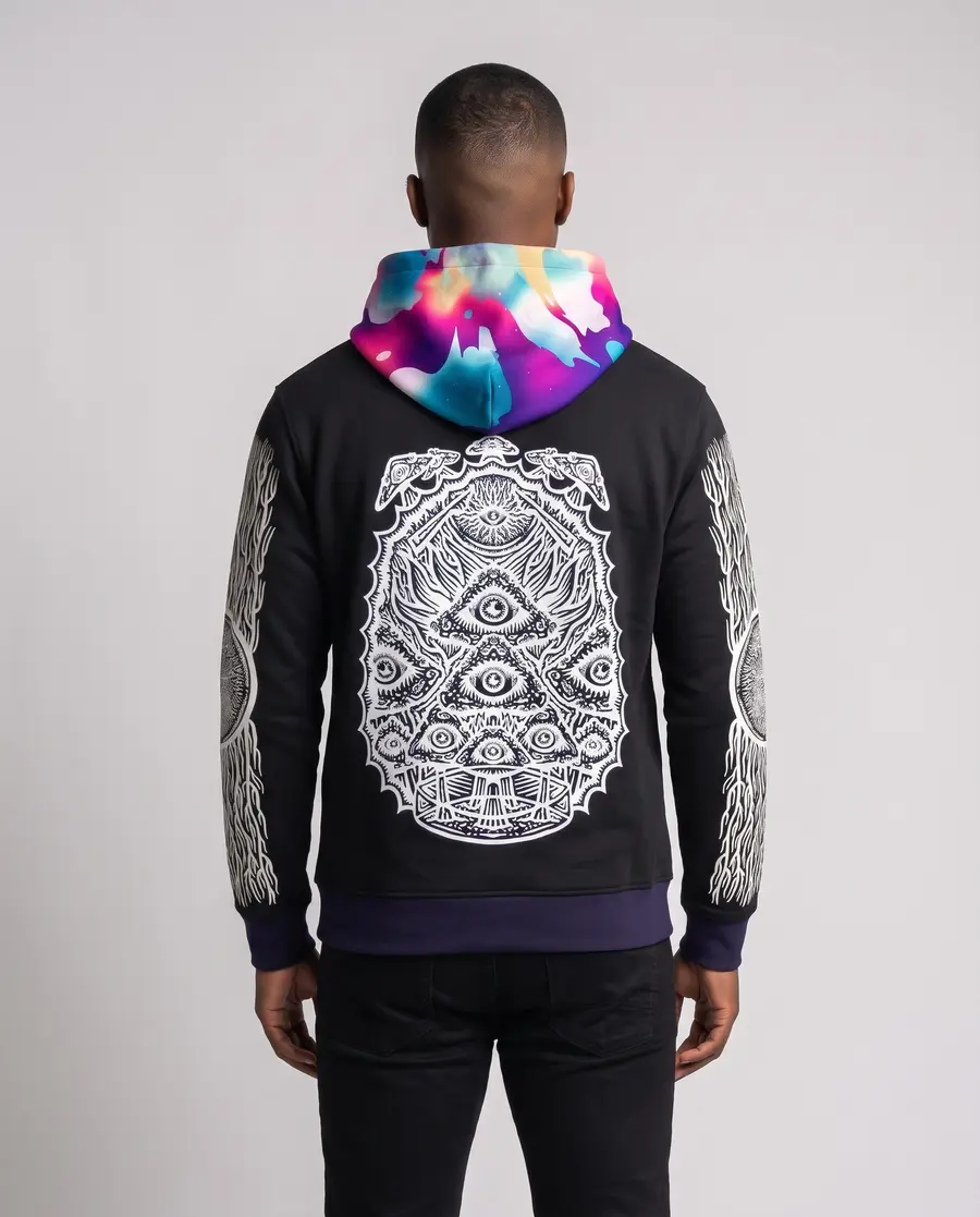 Galaxy Totem Hoodie, back