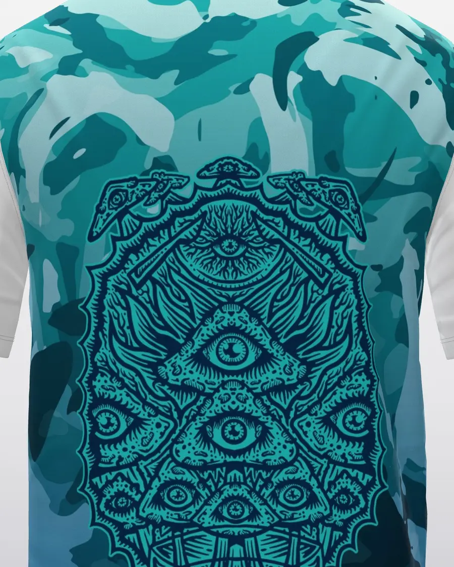 Ocean Totem Tee, back close