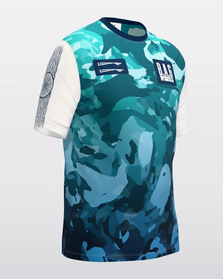 Ocean Totem Tee, three quarter